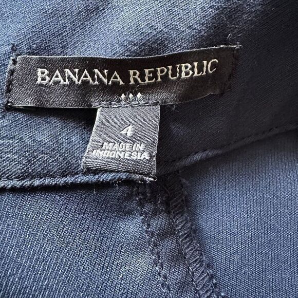 Banana Republic Navy Utility Tie-Waist Pencil Skirt - Picture 6 of 7